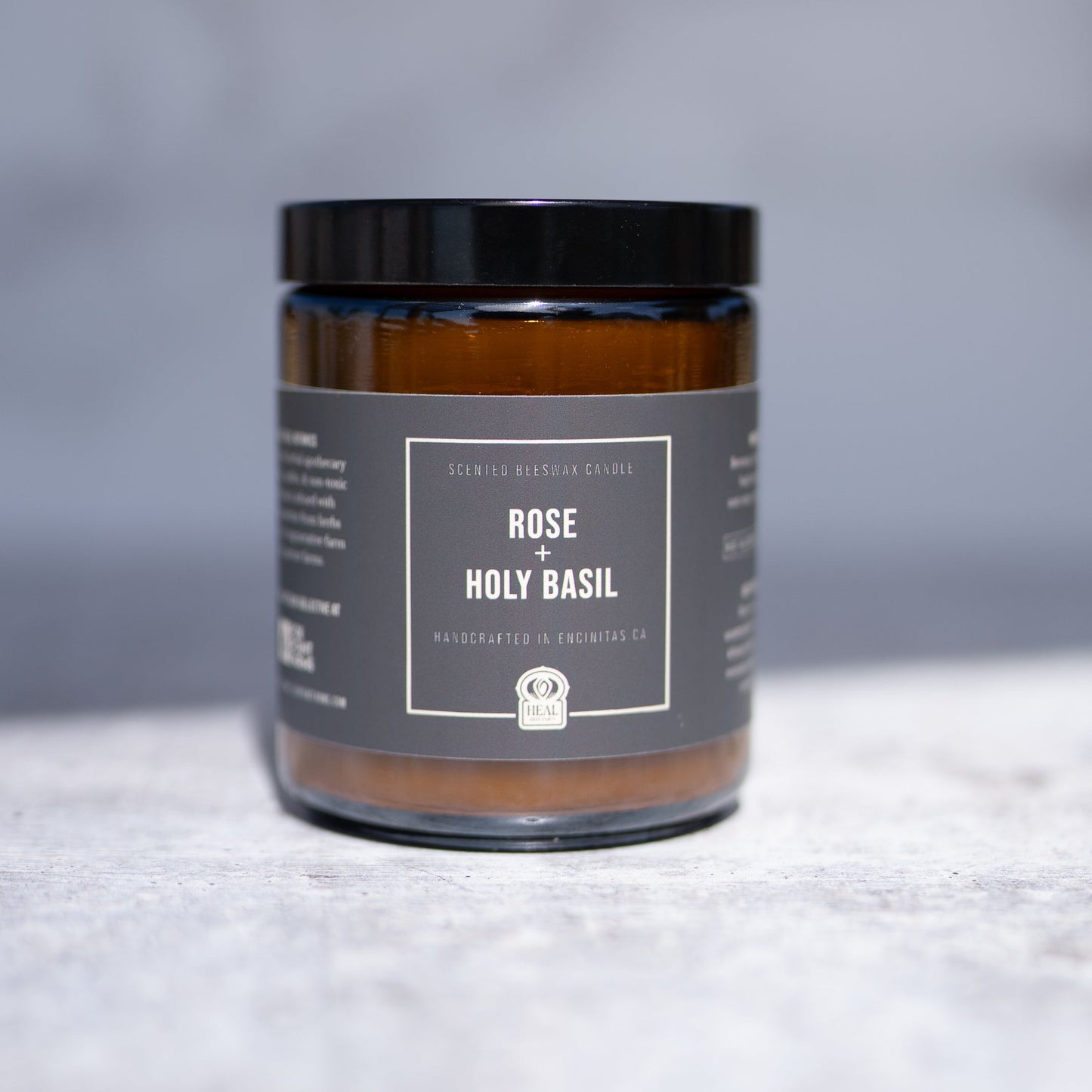 Rose + Holy Basil Candle