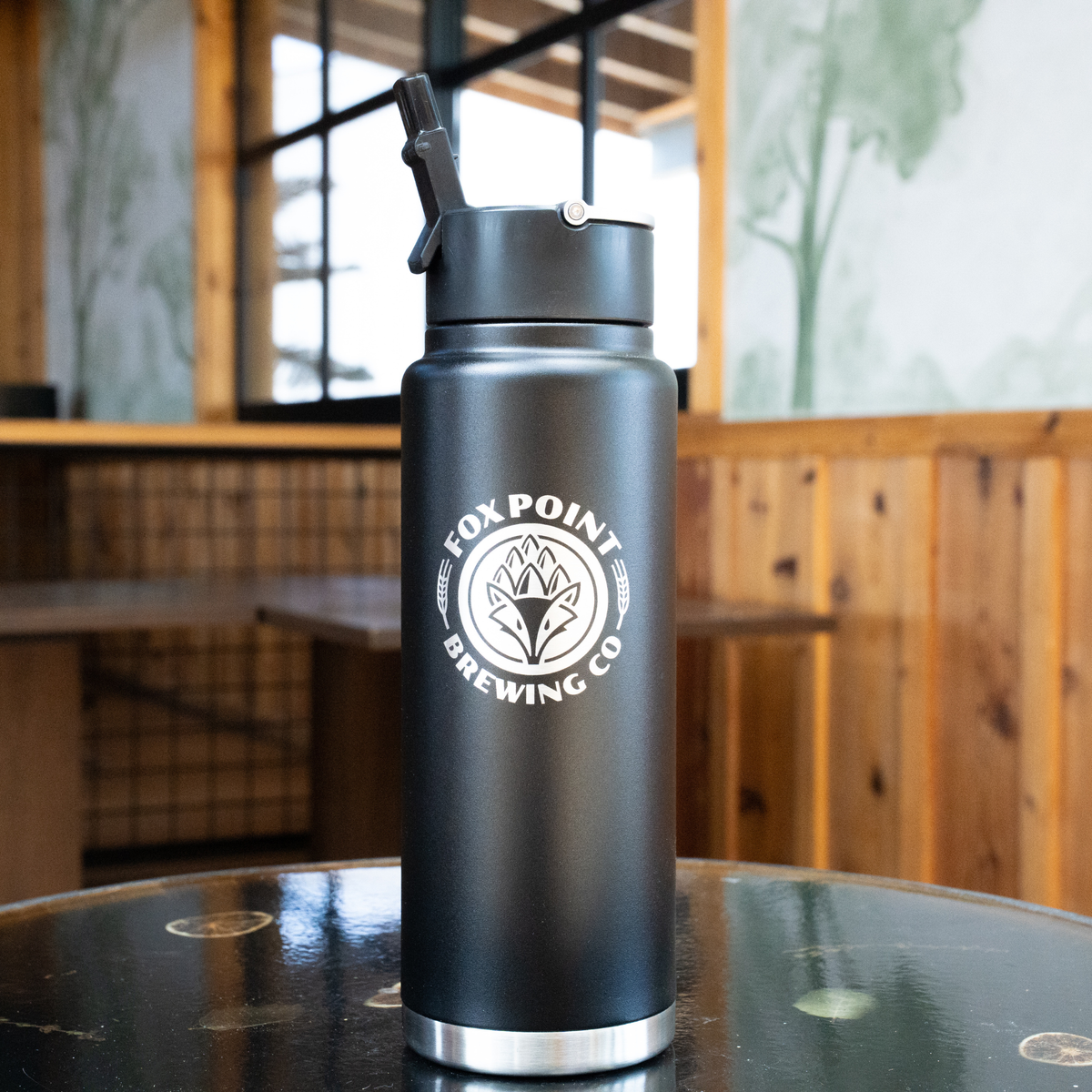 Fox Point Brewing Co Stainless Steel Adventure Bottle