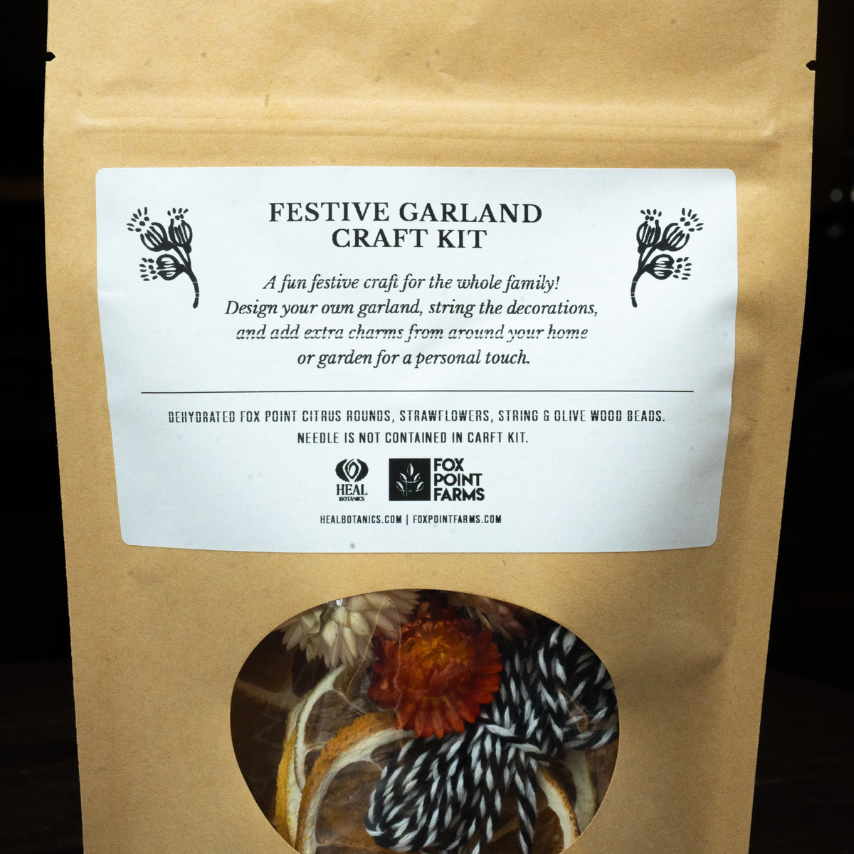 Heal Botanics Festive Garland Craft Kit