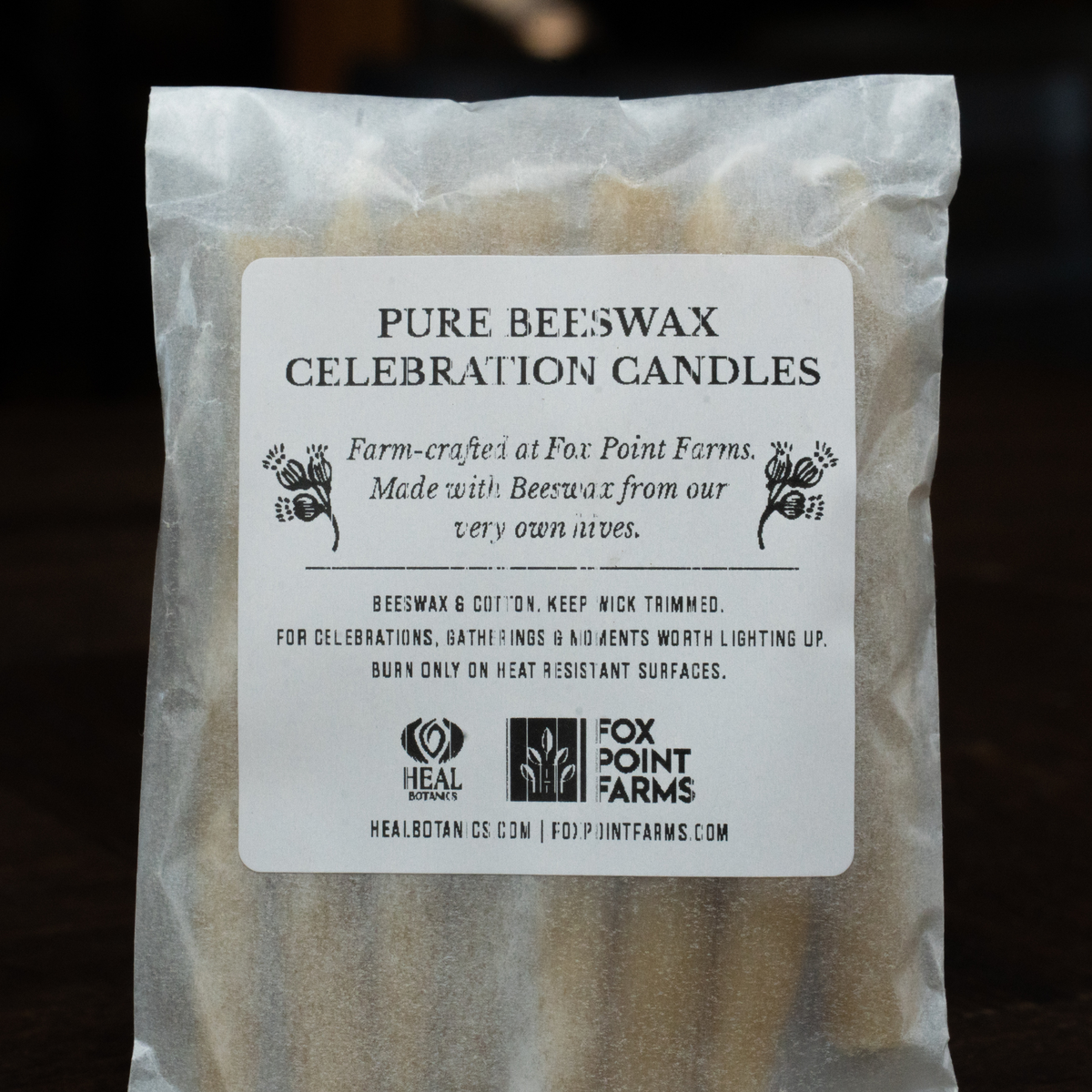 Pure Beeswax Celebration Candles