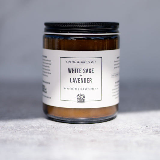 White Sage + Lavender Candle